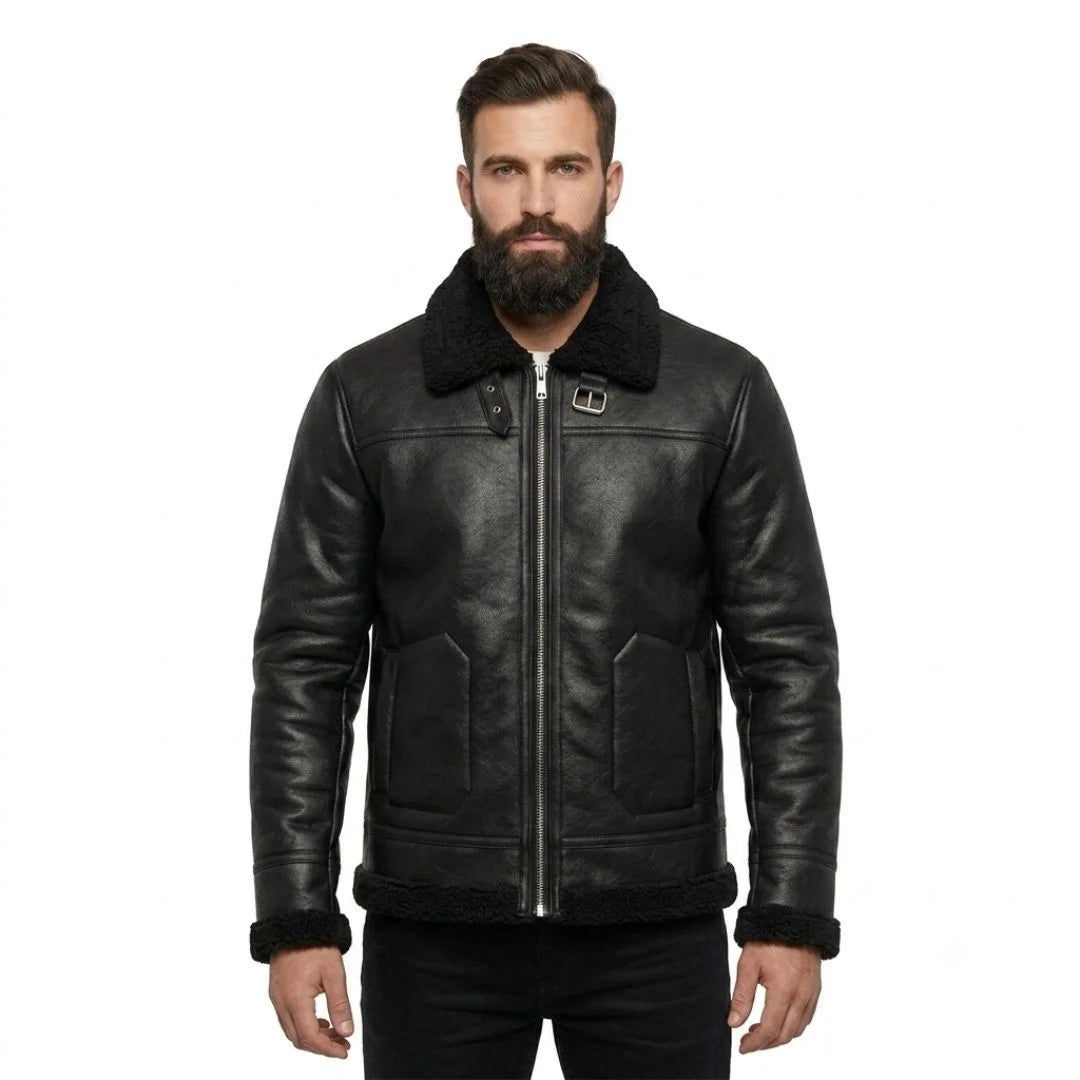 Chaqueta Cuerotex Aviator Black