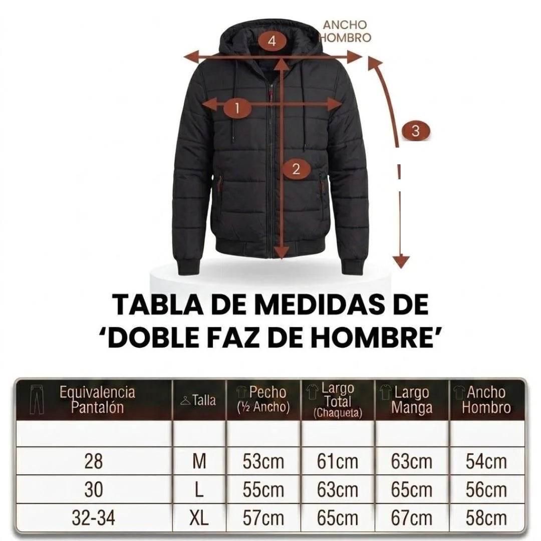 Chaqueta Doble Faz Maverick 2-en-1