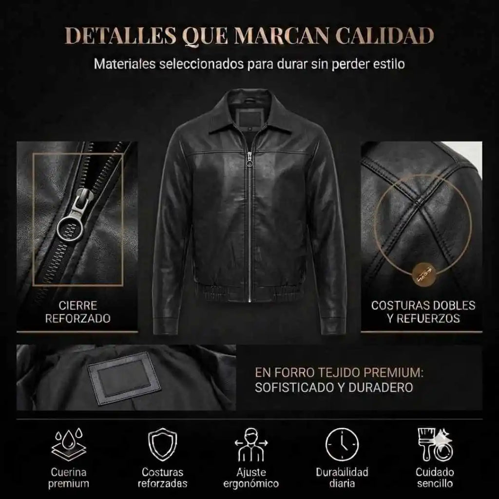 Chaqueta en Cuerina Boston